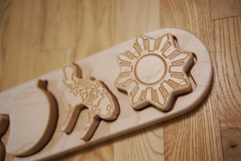 Philippines Wood Puzzle: Cultural Icon Toy, Made in USA image 5
