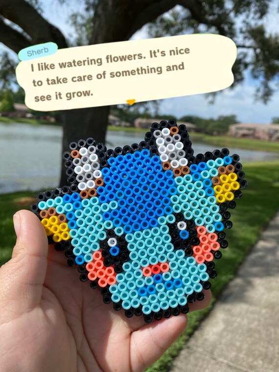 Animal Crossing New Horizons Sherb Perler Bead Creation | Etsy