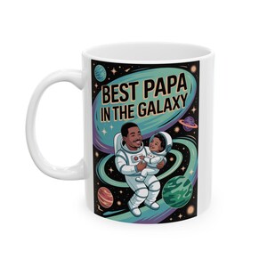 Sweet Daddy-Daughter Duo Mug: Perfect Father&#39;s Day Gift for Black Dads!&quot;