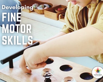 Interactive Wooden Drawer Knob Board - Fun Learning Toy for Kids