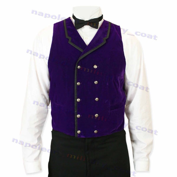 Double Breasted Vest Etsy