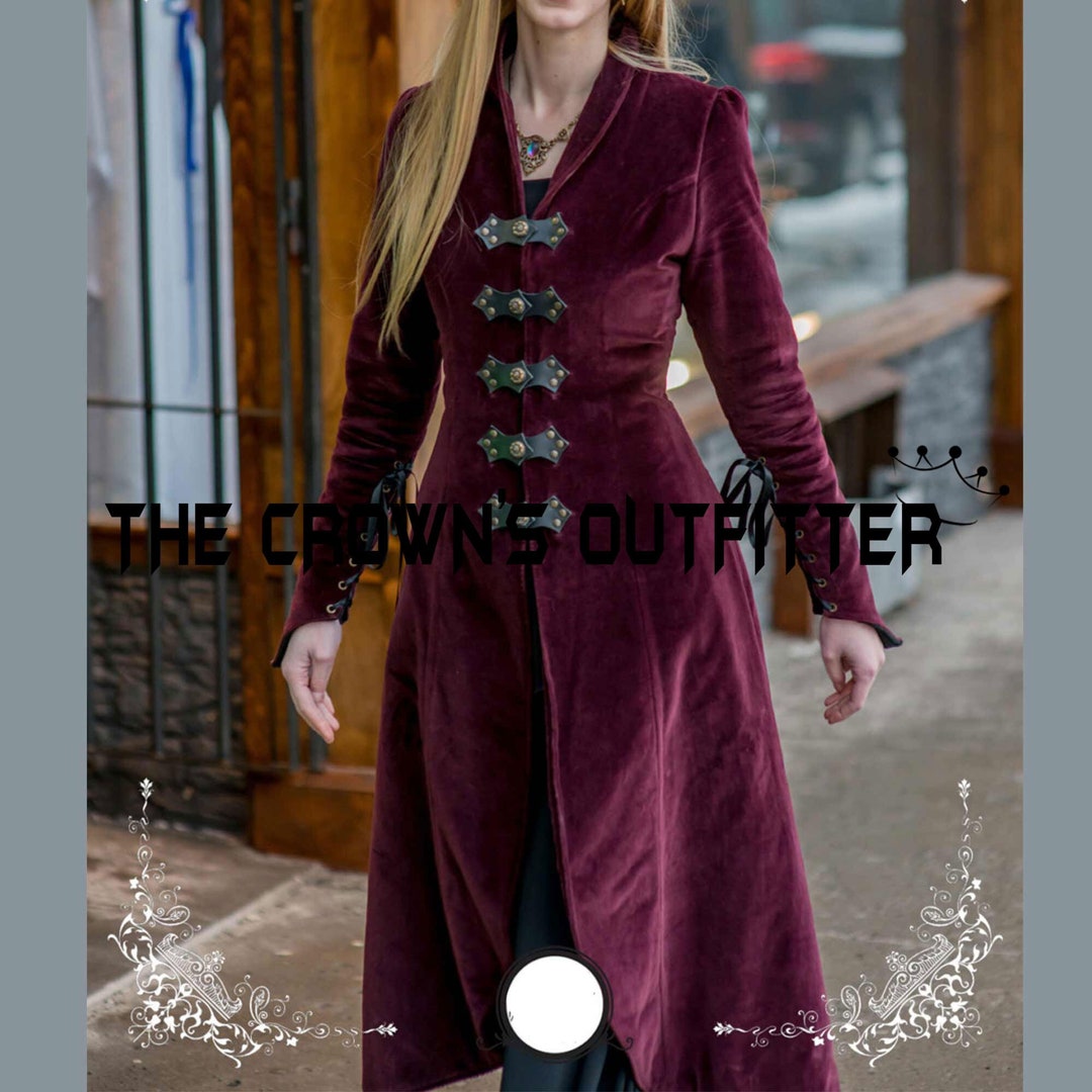 Comtesse Frock Coat Renaissance Winter Vest Steampunk Coat UK Gala