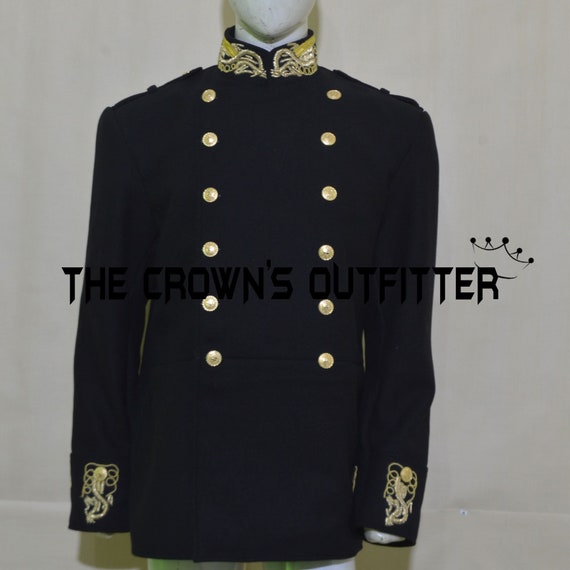 Onregelmatigheden Pak om te zetten Herformuleren Nieuwe heren zwarte militaire uniformen periode Britse jas jas - Etsy België