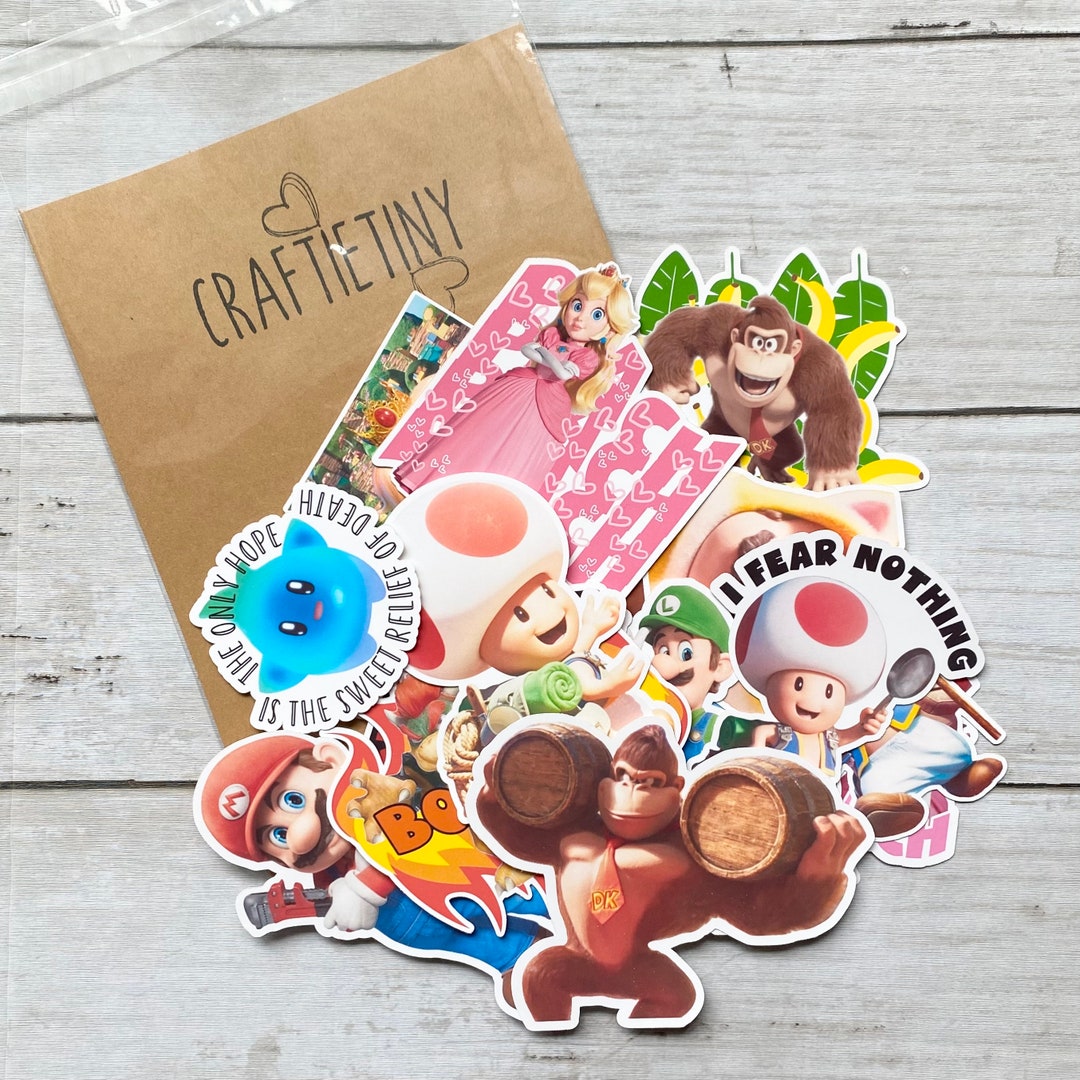Waterproof Super Mario Sticker Pack, Different Options to Choose From ...