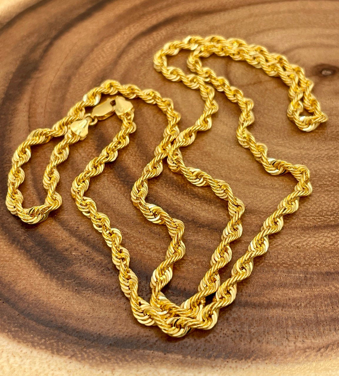 Collana Hip Hop Placcata Oro Bracciale O Collana Catena Cubana Miami In Oro Giallo Placcato - 5-12 Mm, Per Uomo Catena Maglia Cubana 5-12 Mm - Foto 2