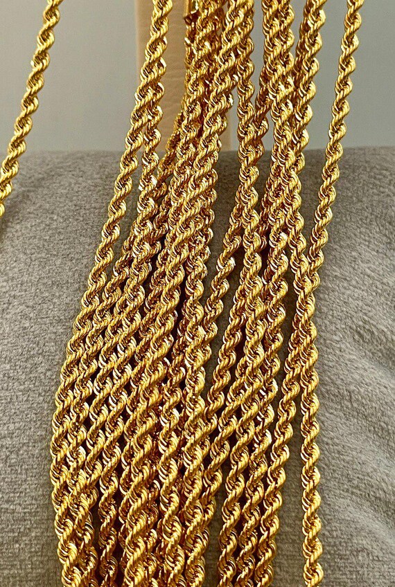 14k Gelbgold D/C Seil Münze Einfassung Anhänger Zacken Halterung