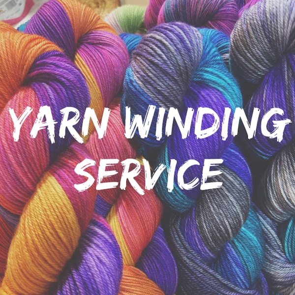 Cake It Up - Yarn Winding Service