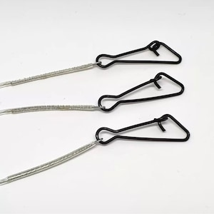 120lb Wire Pike Trace Heavy Snap Link for Large Lures with Options from Flynscotsman Tackle