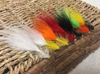 Mosche Da Pesca Flynscotsman Gold Head Red Dancers – 3 Pezzi, Per Luccio, Fatte A Mano UK