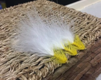 Yellow Dancers x 7 Goldheads from Flynscotsman Tackle