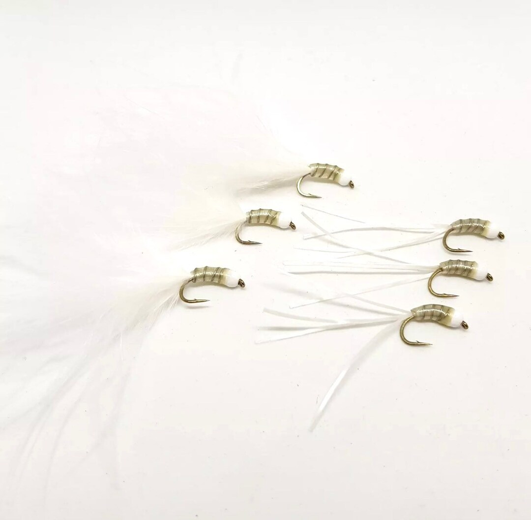 Flynscotsman Tackle Flexi Floss Stalking Bugs – Tungsten Head Trout Flies (Mixed 6)
