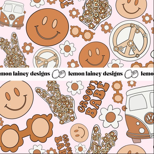 Groovy Seamless File Etsy