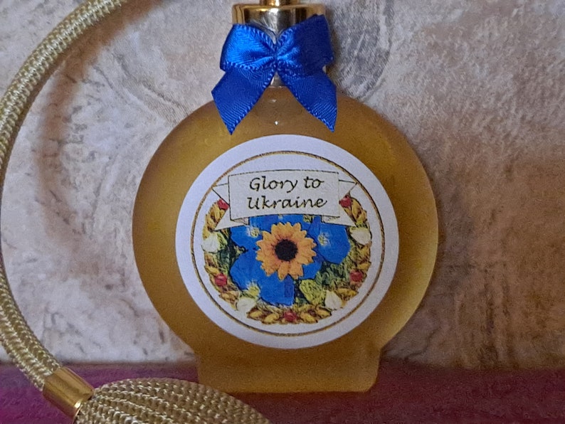 Glory to Ukraine Perfume 1.7oz  Handcrafted organic image 1