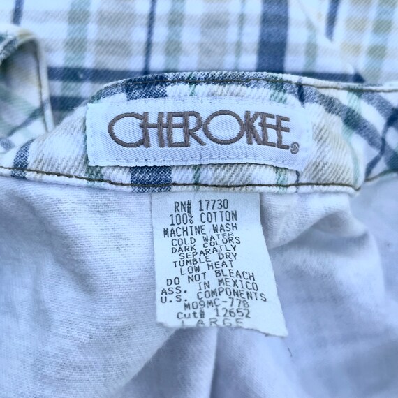 Vintage 1990’s Cherokee plaid vest - image 4