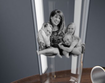 Custom Glass,  Customize With Your Own Photo - Personalized Grandmother Gifts