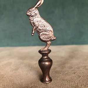 Lucky Rabbit Pipe Tamper, Solid Fine Pewter