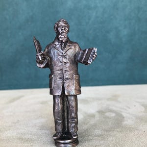 Charles Dickens Pipe Tamper, Solid Fine Pewter