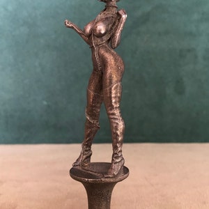 Bound Woman Breaking Free Pipe Tamper, Solid Fine Pewter image 2