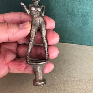 Bound Woman Breaking Free Pipe Tamper, Solid Fine Pewter image 9