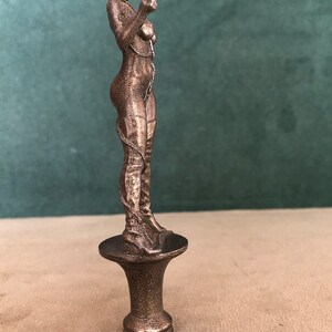 Bound Woman Breaking Free Pipe Tamper, Solid Fine Pewter image 5