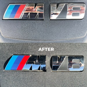 BMW E9X M3 Plenum Tricolor overlay. S65 Motor