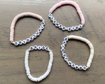 Bridal/Wedding - Handcrafted Clay Bracelets