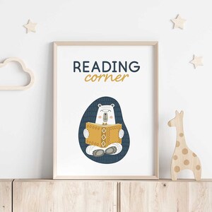 Reading Corner Digital Poster