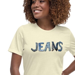Camiseta feminina "Jeans"