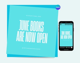 Folheto de Agendamentos de Junho, Modelo de Agendamento de Verão (Download Digital)