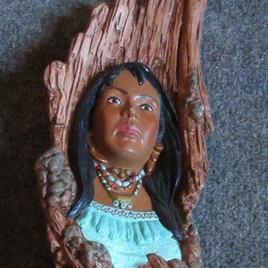 2173❣️ インディアン　女性　オブジェ　看板 Native American Woman The Guardian Eagle Wall Decor Art Print