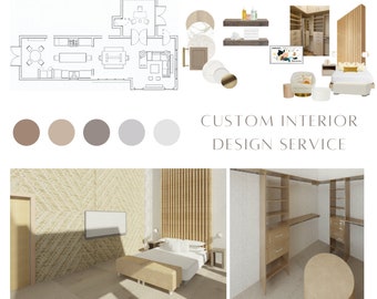 Interior Design-Innenarchitektur Service-E-Design-Custom Interior Design-Innenarchitekt-Virtuelles Design-Layout-Wohnkultur-Schlafzimmer Design