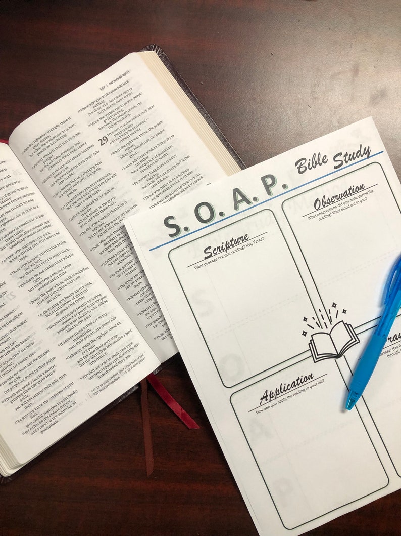 Soap Bible Study Template