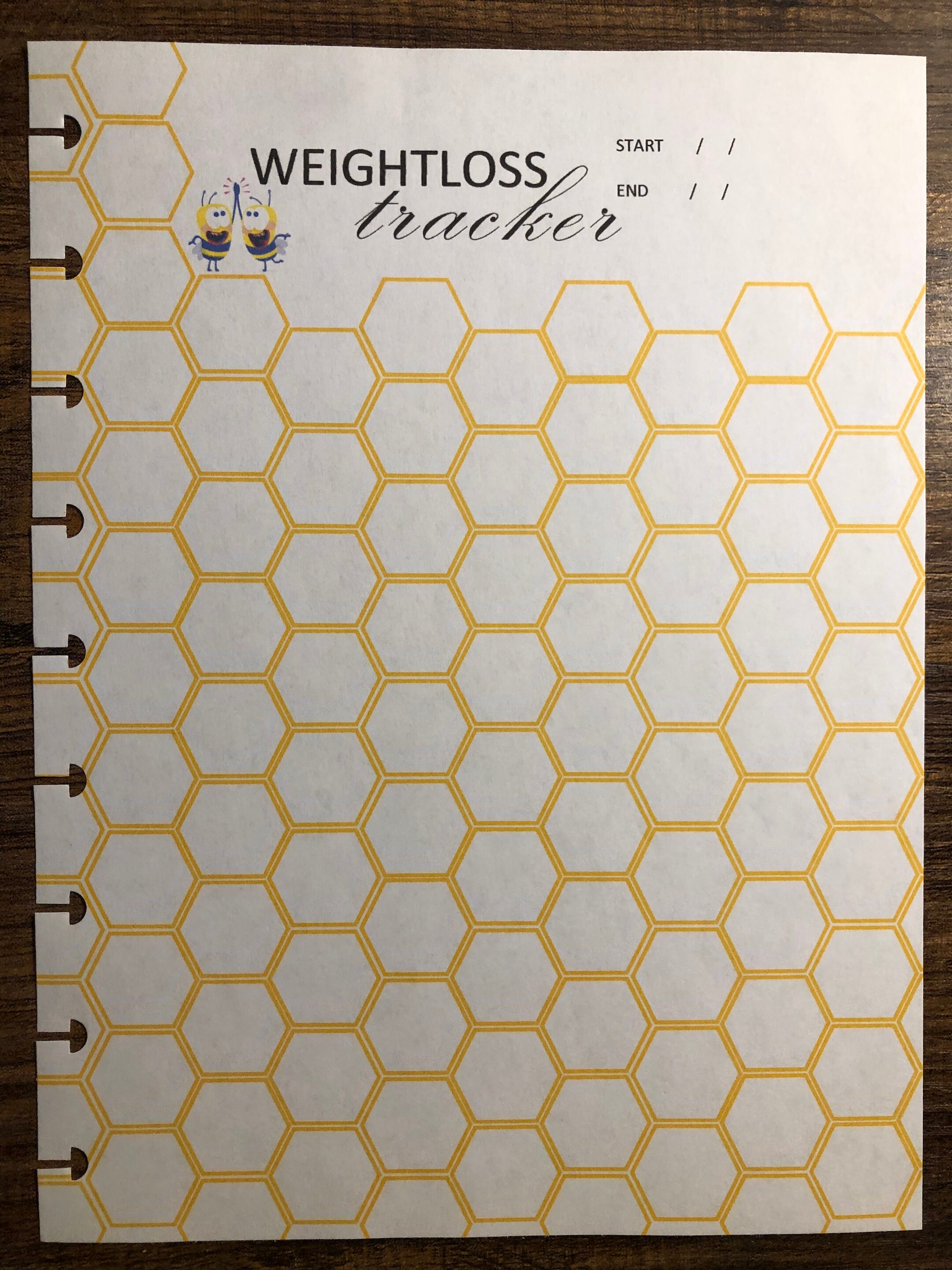 Weight Loss Tracker Etsy