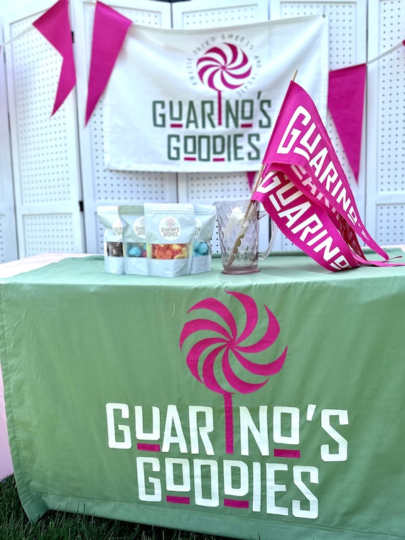 Handcrafted Business Banner for Flea Markets - Customized for Your Brand