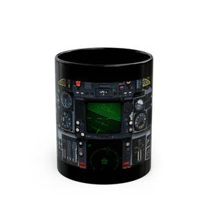 F - 14 Tomcat Instrument Panel Pilot Mug 11 oz