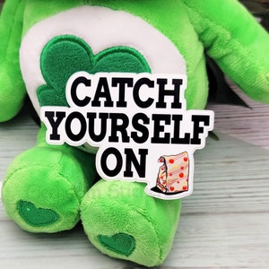 Catch Yourself On Derry Meme Sticker, Laptop Aufkleber, Geeky Sticker, Hydro Sticker, Kawaii Geek Sticker, Kawaii Sticker, Nerd Nerdy Sticker