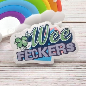 Wee Feckers Derry Derry Aufkleber, 90er Jahre Vibe Aufkleber, iPad Aufkleber, Geeky Aufkleber, Fluch Wort Aufkleber, Derry Girls Aufkleber