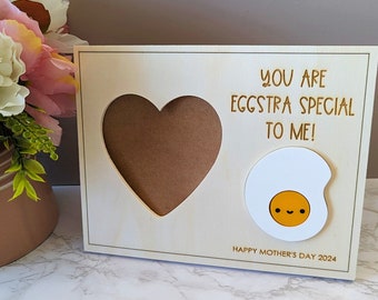 Eggstra Special | Food Pun Picture Frame | Mother's Day Gift | Picture Frame | Gift for Mom | Gift for Grandma | Eggstra Special to Me