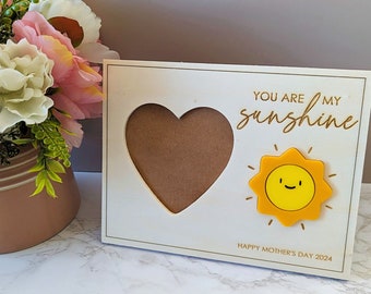 Sunshine Heart Photo Frame | Gift for Mom, Grandma