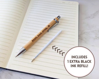 Engraved Bamboo Pen | Personalized Dad Gift