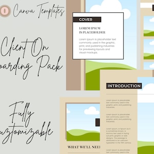 30+ Client Onboarding Template | Fully Editable Welcome Pack | New Client Service Guide