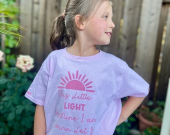 This Little Light of Mine Kids Christian T Shirt