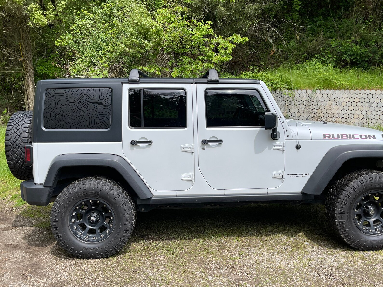 Fits Jeep Wrangler Side Window Topographic topo Map Decals. Etsy