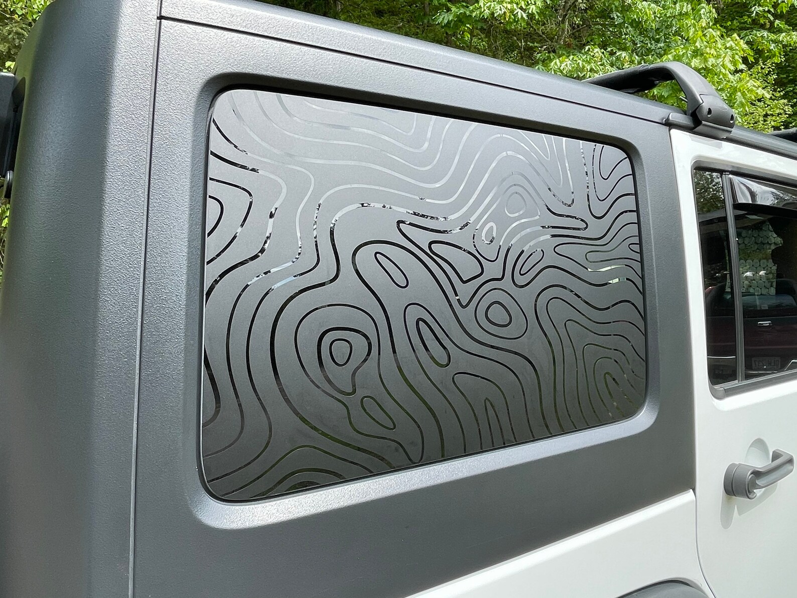 Fits Jeep Wrangler Side Window Topographic topo Map Decals. Etsy