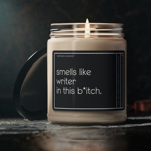 Smells Like Writer Candle, Gift For Writer Gift, Future Writer Present, Graduation Gift, School Acceptance Gift, Author Gift, Birthday Gift