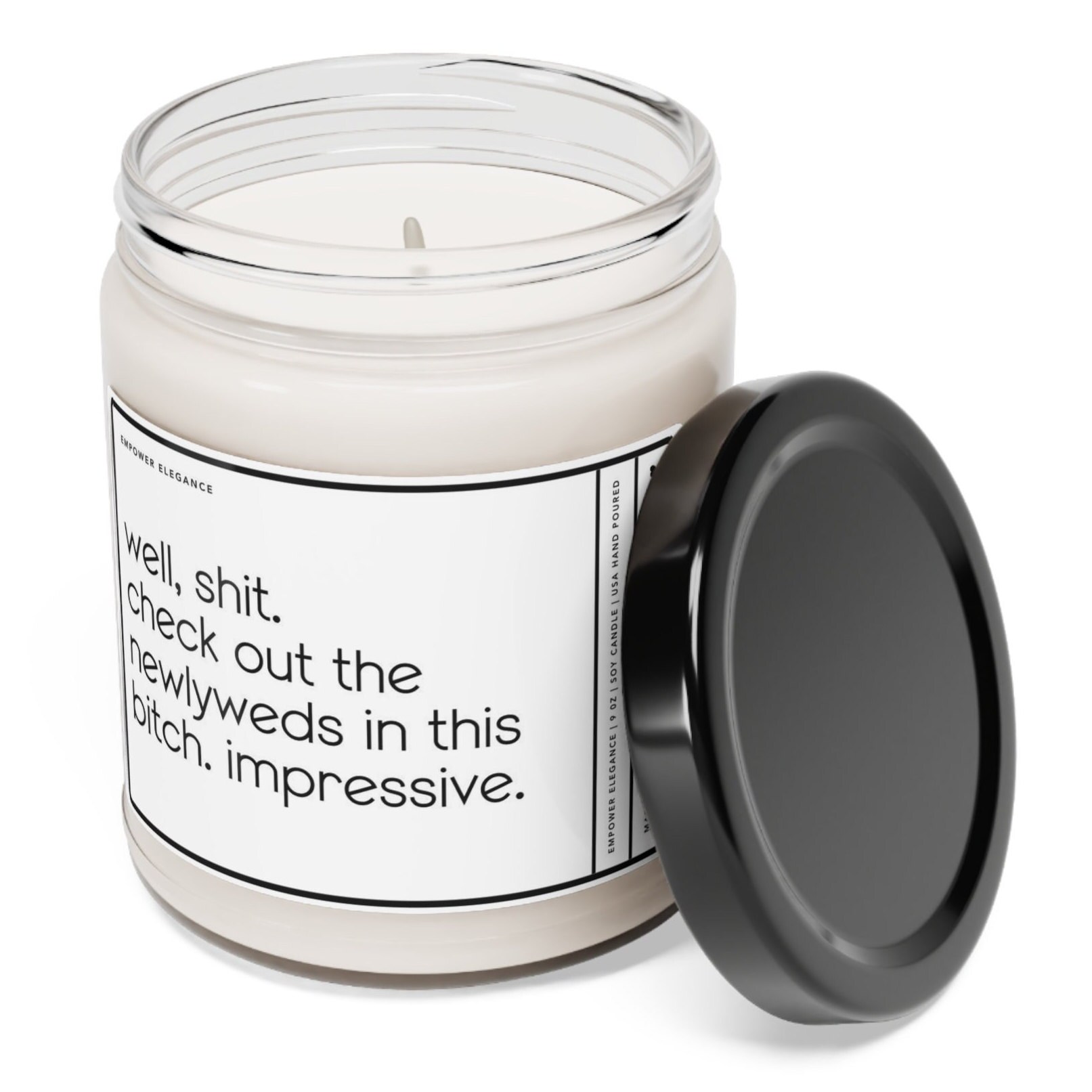 Funny Newlyweds Gift, Wedding Gift for Bride and Groom, Wedding Candle