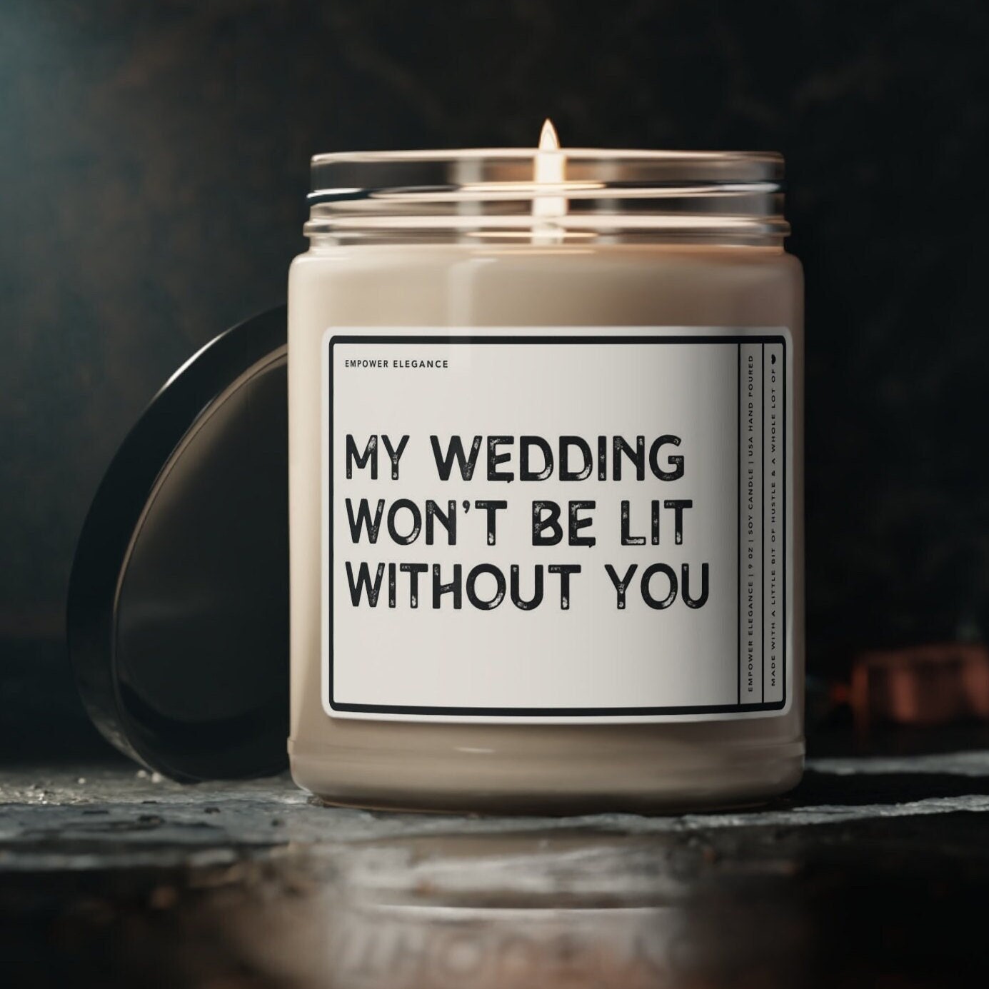 Bridesmaid Candle Favors