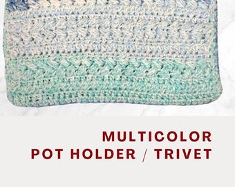 Multicolor Pot Holders | Trivets | Hot Pads | Kitchen