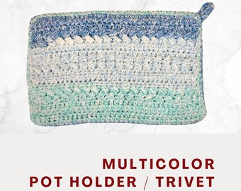 Multicolor Pot Holders | Trivets | Hot Pads | Kitchen