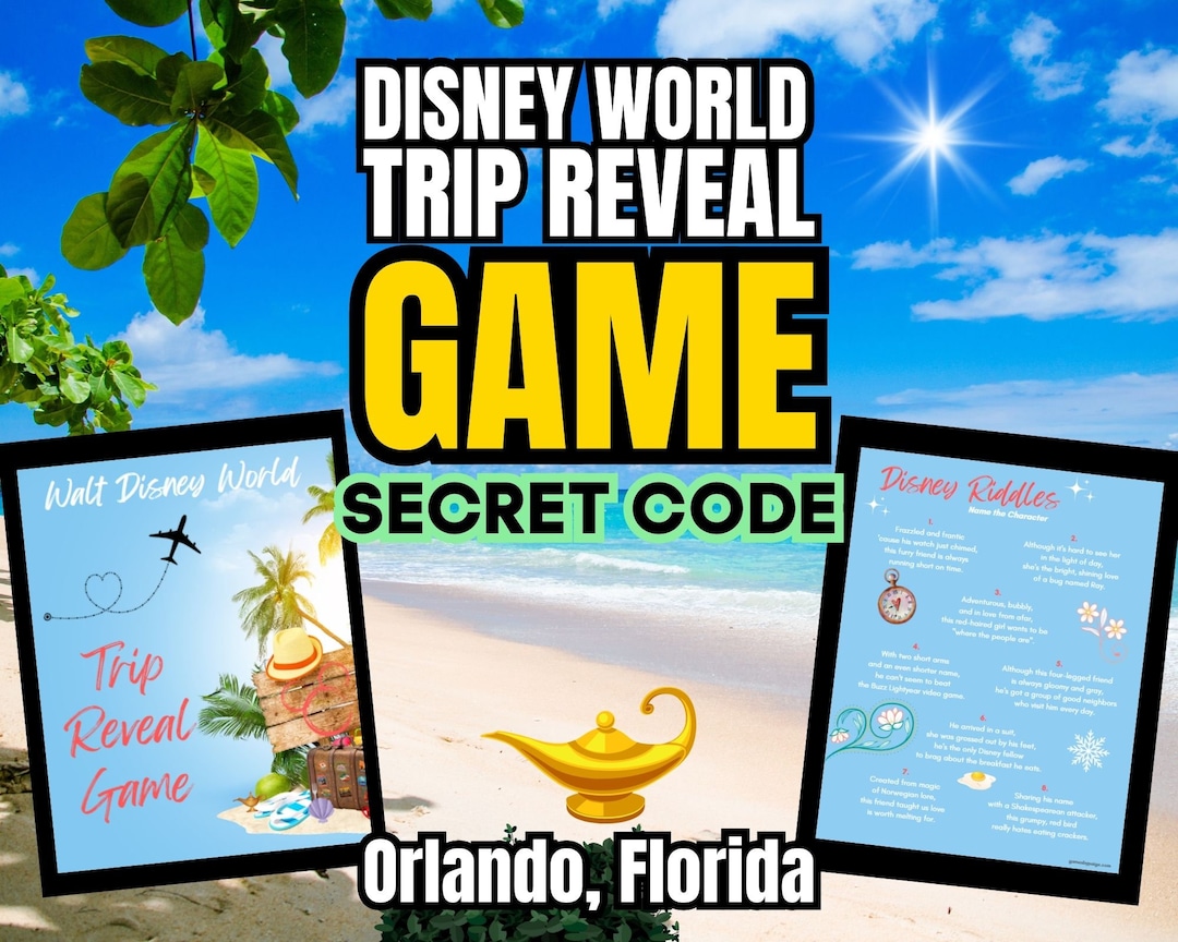 Magical Theme Park Vacation Reveal, Trip to Orlando, Florida, Adventure ...